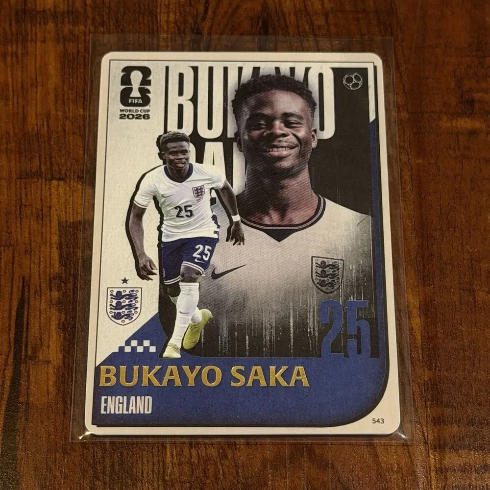 3 x 2026 Panini Kayou FIFA World Cup Ollie Watkins Stamp Bukayo Saka England Lot